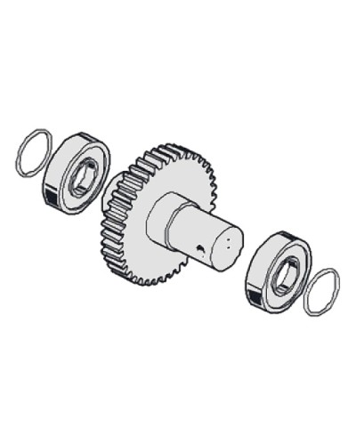 Вал выходной G6000 Came 119RIG054 в Таганроге Запчасти для шлагбаумов и автоматики Pintop.ru