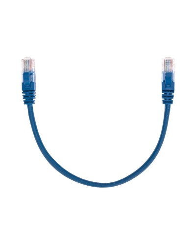 Патч-корд U/UTP, CAT 5e, RJ45-RJ45, 26AWG, LSZH, синий, 0,3м REXANT 02-0104-03 в Таганроге Патчкорды (медные) Pintop.ru