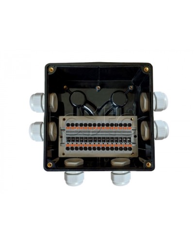 Коробка коммутационная усиленная 183х180х97 Гранд-АЯКС IP67/IP66, PUSH-IN Магнито-контакт в Таганроге Распределительные коробки Pintop.ru