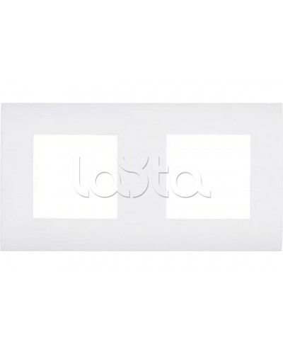 Накладка розетки телефонной или компьютерной 22,5х45 мм под рамку LK45 Экопласт (854204) в Таганроге Аксессуары для кабель-канала Pintop.ru