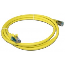 Патч-корд RJ45 - RJ45, 4 пары, FTP, категория 6A, 0.5 м, желтый, LSZH LANMASTER LAN-PC45/S6A-0.5-YL