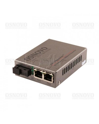 Медиаконвертер Fast Ethernet OSNOVO OMC-100-21S5a в Таганроге Медиаконвертеры Pintop.ru