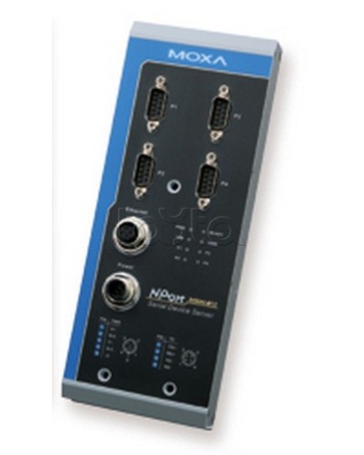 Сервер 4-портовый RS-232/422/485 в Ethernet Moxa NPort 5450AI-M12 в Таганроге Дополнительное оборудование для ОПС Pintop.ru