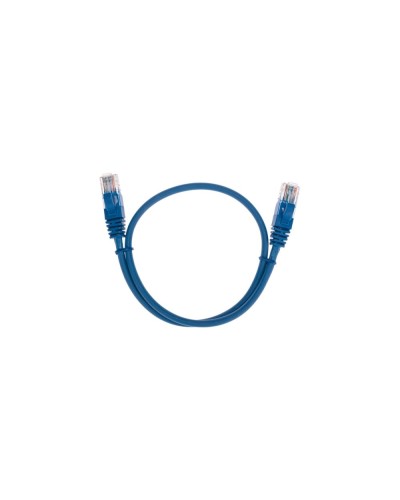 Патч-корд U/UTP, CAT 5e, RJ45-RJ45, 26AWG, LSZH, синий, 0,5м REXANT 02-0104-05 в Таганроге Патчкорды (медные) Pintop.ru