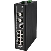 Промышленный управляемый (L2+) Ultra PoE коммутатор NST NS-SW-8G4G-SPL/IM