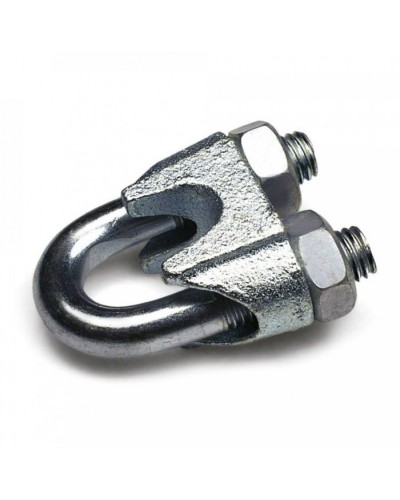 Зажим троса одинарный D6мм тип Слоник DIN 741 (100 шт/уп) Промрукав (PR08.3894) в Таганроге Держатели, клипсы, скобы Pintop.ru