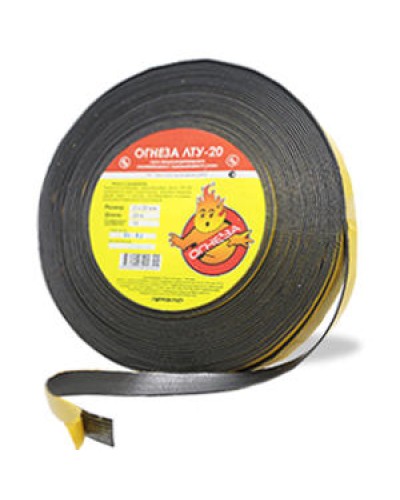 Лента термоуплотнительная Огнеза ОГНЕЗА-ЛТУ 2*20 мм., рулон 25 пог.м. в Таганроге Дополнительное оборудование пожаротушения Pintop.ru
