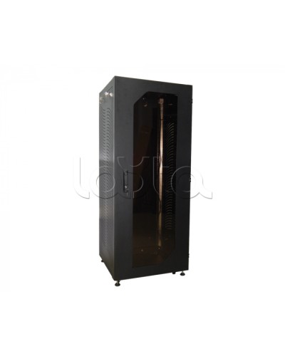 Шкаф телекоммуникационный Тромбон ТШ-326060Ч8 напольный 32U на 8 приборов в Таганроге Система оповещения и трансляции Pintop.ru