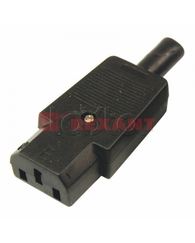 Гнездо сетевое на шнур (25шт/уп) REXANT 11-0004 в Таганроге Коннекторы Pintop.ru