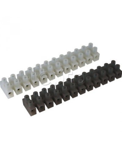 Клемник полипропилен черный, 12р,450V, 24A, 4 мм.кв DKC 43212PL/R в Таганроге Клеммные колодки Pintop.ru