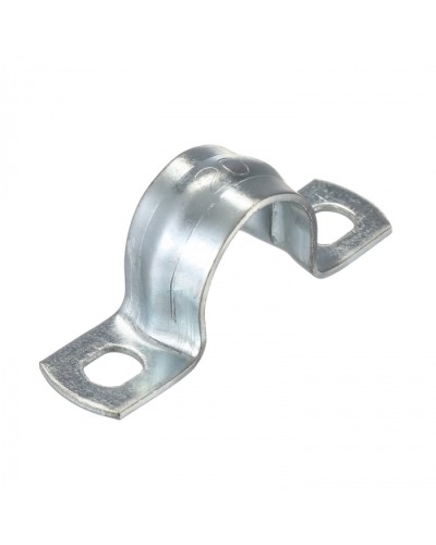 Скоба оцинк. с двумя отверстиями, для трубы D20мм (5шт) Экопласт (43620-5) - Скоба оцинкованная с двумя отверстиями, для трубы D20мм (5шт) Экопласт в Таганроге Держатели, клипсы, скобы Pintop.ru