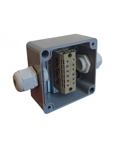 Коробка пылевлагонепроницаемая клеммная G366 А К 10 мм2 АЯКС IP66/IP65, 82x80x55 Магнито-контакт в Таганроге Распределительные коробки Pintop.ru