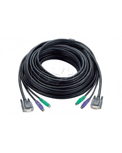 КВМ-кабель с интерфейсами PS/2, VGA (10м) ATEN 2L-1010P в Таганроге Видеоусилители, Модуляторы, Делители Pintop.ru