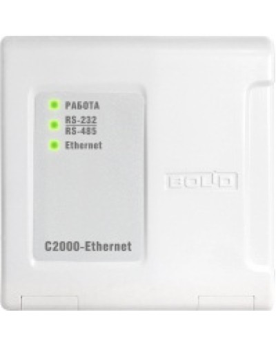Преобразователь интерфейсов RS-485/RS-232 В Ethernet Болид C2000-Ethernet в Таганроге Охранно-пожарное оборудование Pintop.ru