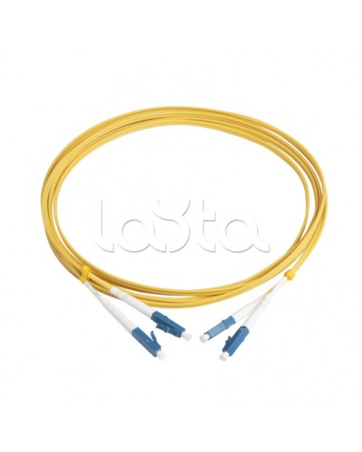 Патч-корд волоконно-оптический Hyperline FC-D2-9-LC/UR-LC/UR-H-3M-LSZH-YL в Таганроге Патч-корды оптические Pintop.ru