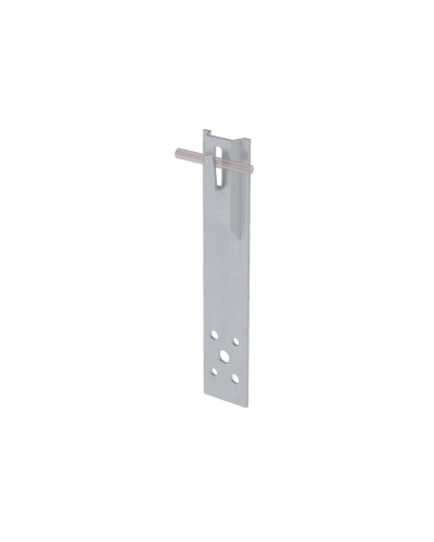 Прямой держатель зажимной для прутка Ø 5-8 мм H80 мм TD КМ-Профиль (DZP-H80-D5-8 TD) в Таганроге Монтажные материалы Pintop.ru