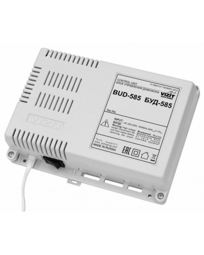 Блок управления и питания периметрового домофона VIZIT БУД-585 в Таганроге Блоки управления многоабонентные Pintop.ru