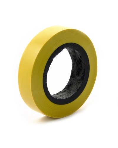 Изолента ПВХ 20 метров ширина 19мм (Желтый) ПожТехКабель PTK-Accessories в Таганроге Стяжки-хомуты Pintop.ru
