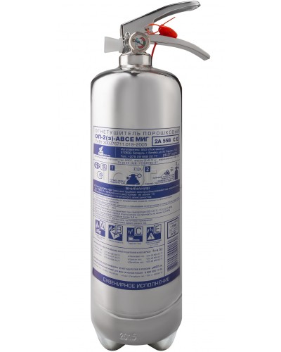 Огнетушитель ПОЖТЕХНИКА ОП-2(з) МИГ d110 нерж (1А, 21В, С, Е) в Таганроге Огнетушители Pintop.ru