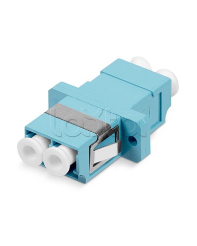 Проходной соединитель LC-LC duplex MM Cabeus (DLC-DLC-MM-OM3) в Таганроге Проходные адаптеры и розетки оптические Pintop.ru