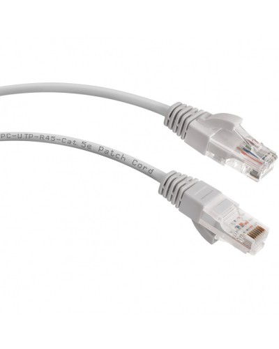 Шнур коммутационный 2xRJ-45/8P8C U/UTP кат.5е (1,5 м) Cabeus PC-UTP-RJ45-Cat.5e-1.5m в Таганроге Патчкорды (медные) Pintop.ru