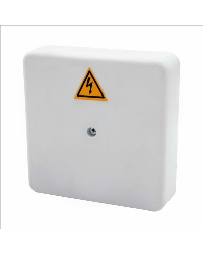 Коробка распределительная огнестойкая КРОПС-П2, IP41, габаритные размеры100х100х30 мм, для кабелей сечением до 4 мм2, 8 клемм КМ-Профиль (FRJB-KM-P2-4-08-КРОПС-IP41) в Таганроге Распределительные коробки Pintop.ru