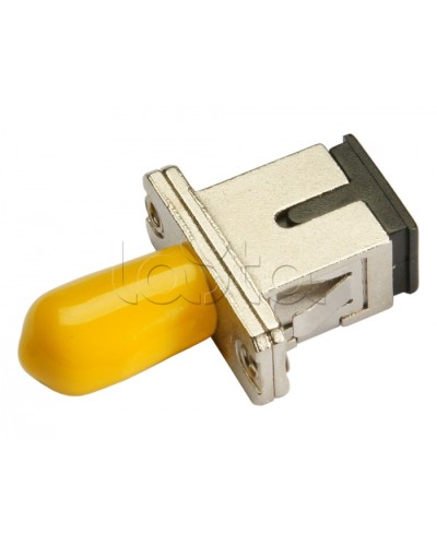 Соединитель проходной ST-SC, SM(для одномодового кабеля), simplex Cabeus ST-SC-SM в Таганроге Проходные адаптеры и розетки оптические Pintop.ru