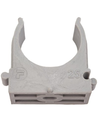 Крепёж-клипса для труб ø25 мм, серая (100 шт/уп)Rexant (28-0125-2) в Таганроге Держатели, клипсы, скобы Pintop.ru