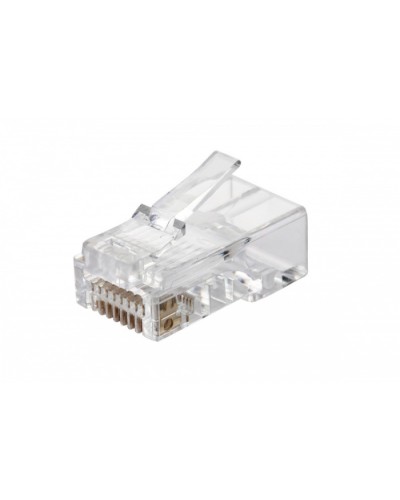 Вилка RJ45 Q-PLUG, категория 6, UTP, для полевой установки, без цвета, упаковка 50 штук Eurolan (13A-U6-11WT) в Таганроге Коннекторы и разъемы Pintop.ru