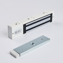 R-Lock RL-EM280-LSW - Электромагнитный замкок, 280кг, DC12/24B, цвет белый, RAL9016(белый), два датчика втроены в корпус замка: датчик Холла и магнито-контактный датчик