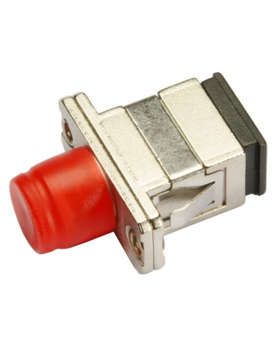 Соединитель проходной SC-FC, SM(для одномодового кабеля), D-тип Cabeus SC-FC-SM в Таганроге Проходные адаптеры и розетки оптические Pintop.ru