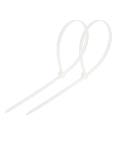 Хомут-стяжка нейлоновый 250x3.6 мм белый (100шт/уп) REXANT 07-0250 в Таганроге Стяжки-хомуты Pintop.ru