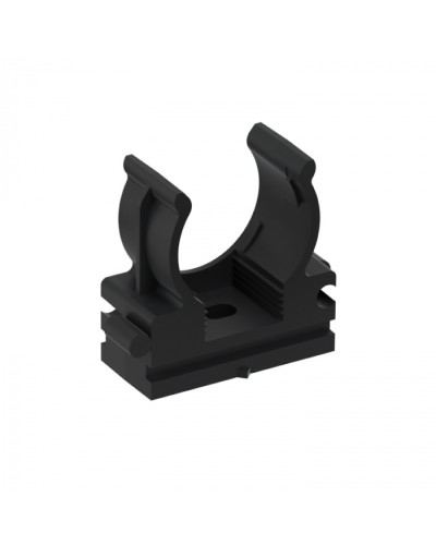 CFQ20 Держатель (клипса) для труб, для монтажного пистолета D20мм, цвет чёрный (10шт) Экопласт (41520-10BL) в Таганроге Держатели, клипсы, скобы Pintop.ru