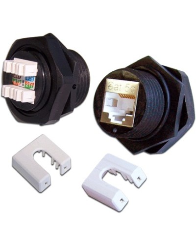 Индустриальный модуль Keystone, RJ45, cat.5e, STP, 180 градусов, IP68 LANMASTER (LAN-OK45S5E/180-WP) в Таганроге Коммутационные изделия Pintop.ru