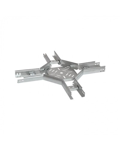 Х-образный ответвитель лестничный 100х50 (1,2 мм) Промрукав (PR08.5232) в Таганроге Аксессуары для лотков Pintop.ru