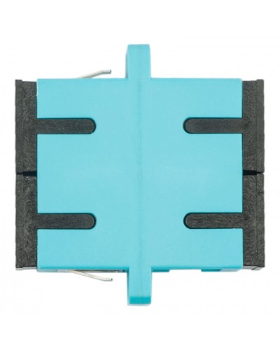 Адаптер оптический проходной SC-SC, OM3, дуплекс (duplex), бирюзовый Datarex DR-541023 в Таганроге Коммутационные изделия Pintop.ru