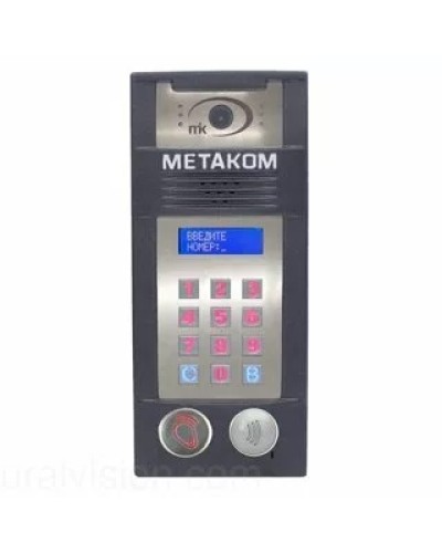 Многоабонентый антивандальный блок вызова со встроенной гибридной видеокамерой Метаком MК2018-MFCGVH в Таганроге Блоки вызова многоабонентные Pintop.ru