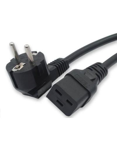 Кабель питания 1,8 м Hyperline PWC-IEC19-SHM-1.8-BK в Таганроге Патч-корды и пигтейлы Pintop.ru