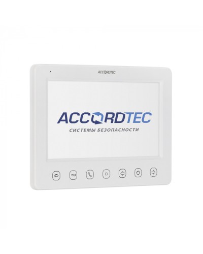 Монитор видеодомофон AccordTec AT-VD 751C/M/SD WH в Таганроге Абонентские IP устройства Pintop.ru
