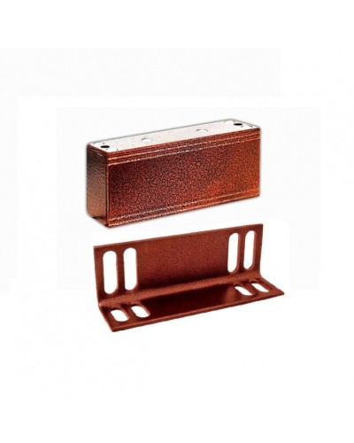 Замок электромагнитный Олевс М1-150 с уголком медный антик в Таганроге Электромагнитные замки Pintop.ru