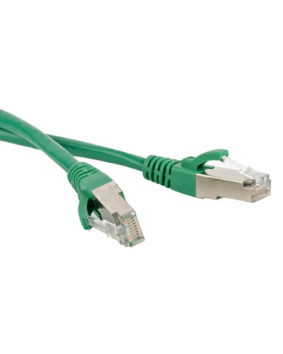 Патч-корд F/UTP Hyperline PC-LPM-STP-RJ45-RJ45-C6-10M-LSZH-GN в Таганроге Патчкорды (медные) Pintop.ru