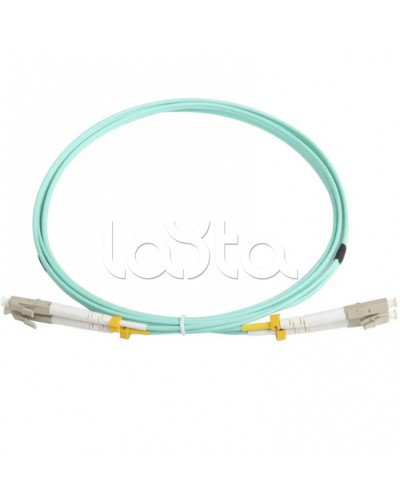 Патч-корд волоконно-оптический MM 50/125(OM3), LC-LC, duplex, LSZH, 2 м Hyperline FC-D2-503-LC/PR-LC/PR-H-2M-LSZH-AQ (FC-503-LC-LC-10G-2M) в Таганроге Патч-корды оптические Pintop.ru