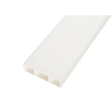 Кабельный канал75x20х2000мм с перегородками (белый) SPL (075001S)