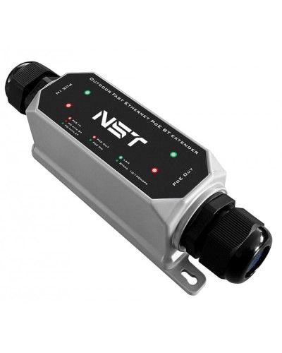Уличный Ultra PoE удлинитель Fast Ethernet до 250м на 1 порт NST NS-EX-1FP/W в Таганроге Дополнительное оборудование для сетей Pintop.ru