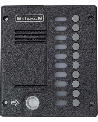 Блок вызова домофона Метаком MК10.2-TM4EVN в Таганроге Вызывные видеопанели малоабонентные Pintop.ru