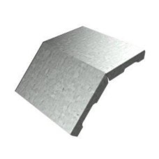 Крышка угла вертикального внешнего 45° 600х15 (0,7) для лестничного лотка ПожТехКабель (651-205)