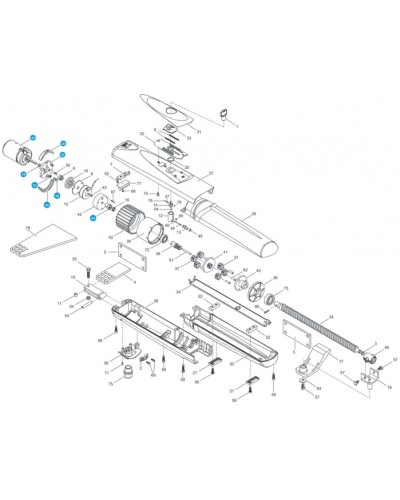 Электродвигатель АХ3024, AX5024 Came 119RID315 в Таганроге Запчасти для шлагбаумов и автоматики Pintop.ru