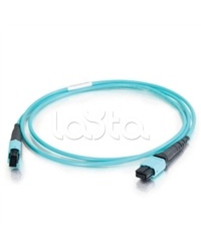 Патч-корд волоконно-оптический Hyperline FHD-MC3-503-MPOF12/PS-MPOF12/PS-B-15M-LSZH-AQ в Таганроге Патч-корды и пигтейлы Pintop.ru