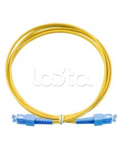 Патч-корд дуплексный 2*9/125 SC-SC, 1м Eurolan (41F-S2-SC-SC-01) в Таганроге Патч-корды и пигтейлы Pintop.ru