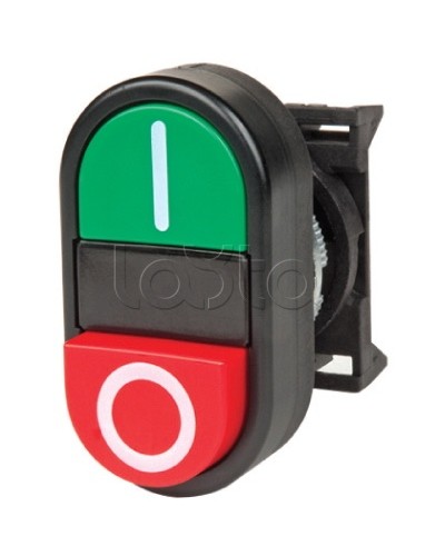 Кнопка двойная выпуклая с линзой для подсветки DKC ABFL в Таганроге Кнопки выхода Pintop.ru